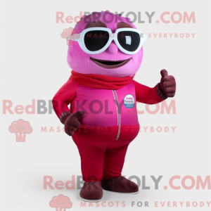 Costume mascotte de Magenta...