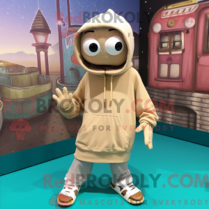 Tan Skateboard maskot...
