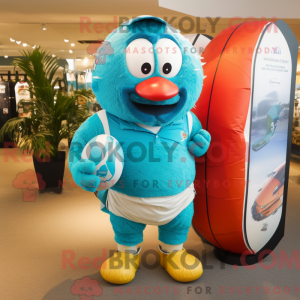 Disfraz de mascota Cyan...
