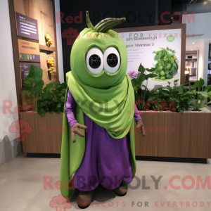 Olive Aubergine maskot...