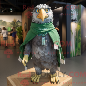 Green Haast S Eagle maskot...
