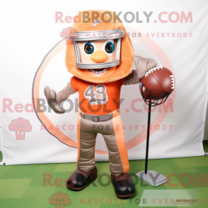 Peach American Football...