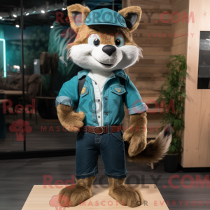 Disfraz de mascota Teal...