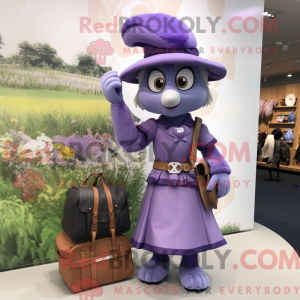 Lavendel Commando maskot...