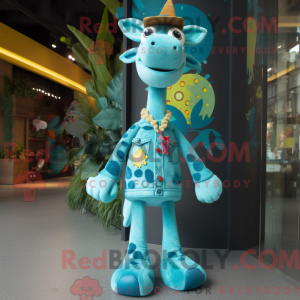 Costume mascotte de girafe...