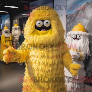 Costume de mascotte de yéti...