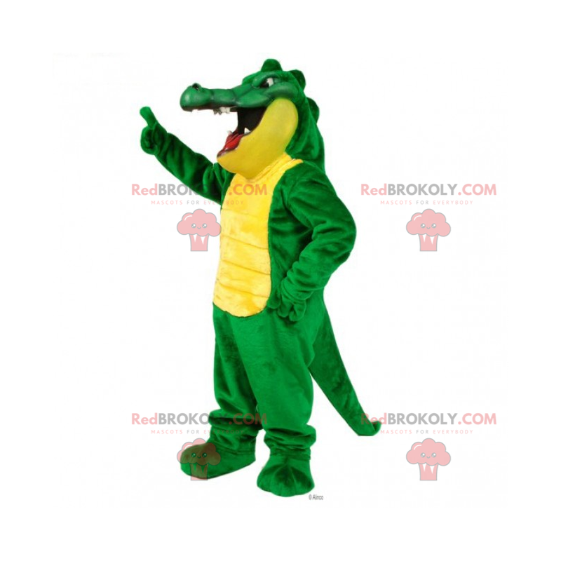 Vilde dyr maskot - krokodille - Redbrokoly.com