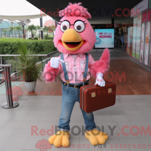 Pink Fried Chicken maskot...