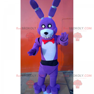 Mascotte anime - Coniglio viola - Redbrokoly.com