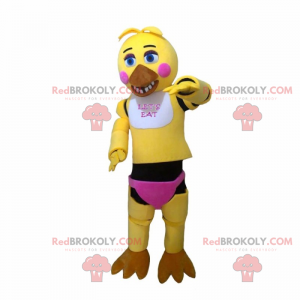Anime mascot - Yellow bird - Redbrokoly.com
