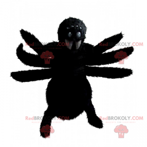 Mascota araña negra - Redbrokoly.com