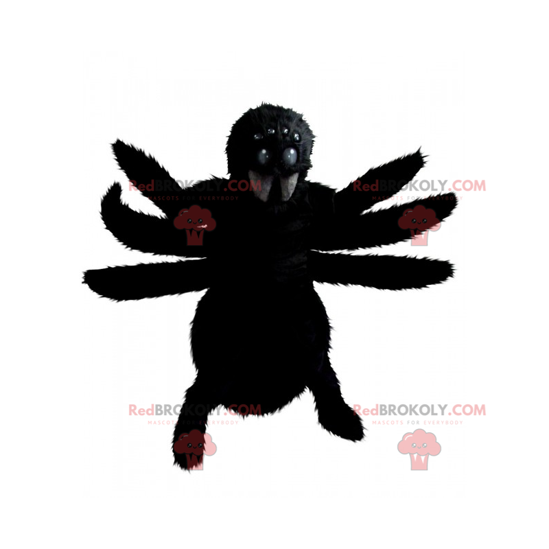 Black spider mascot - Redbrokoly.com