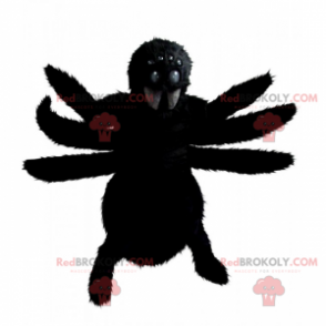 Black spider mascot - Redbrokoly.com