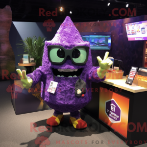Purple Nachos mascot...
