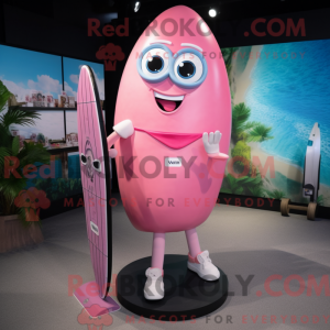 Pink Surfboard maskot...