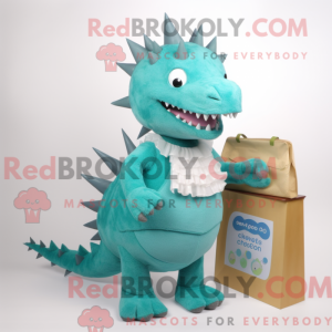 Cyaan Stegosaurus...