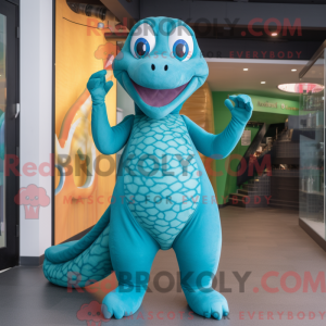 Disfraz de mascota Cyan...