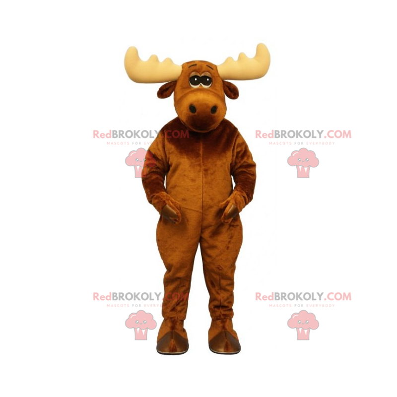 Endearing caribou mascot - Redbrokoly.com