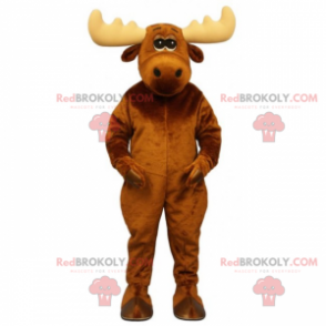 Mascotte caribù accattivante - Redbrokoly.com