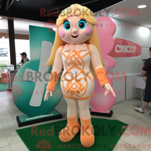 Disfraz de mascota de Peach...