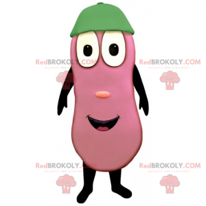 Mascotte d'aubergine au visage souriant - Redbrokoly.com