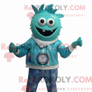 Figura de máscara Cyan...