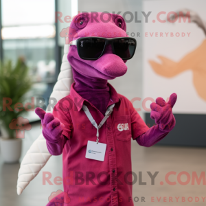 Magenta Hydra mascot...