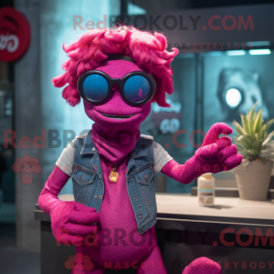 Postava maskota Magenta...