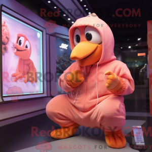Peach Crow-maskotdraktfigur...