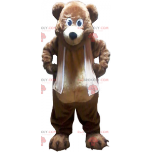 Tennisbal mascotte met pet - Redbrokoly.com