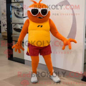 Fantasia de mascote de aranha com shorts de corrida e óculos de sol - Óculos de sol mascotes - REBROKO_245695 - RedBrokoly.com