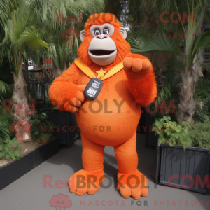 Figura de máscara de gorila...