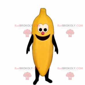 Bananemaskott med smilende ansikt - Redbrokoly.com