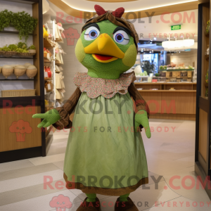 Olive Hens mascot costume...
