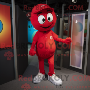 Postava maskota Red Juggle...