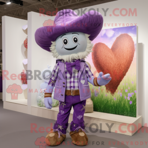 Lavender Heart mascot...