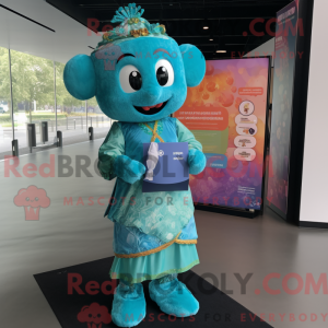 Teal Pad Thai mascot...