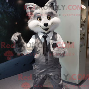 Silver Fox-mascottekostuum...