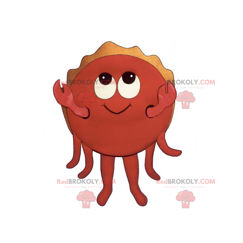 Mascotte di granchio bambino - Redbrokoly.com