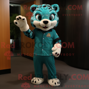 Figura de máscara Teal...