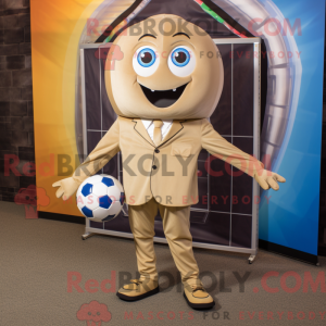 Postava maskota Tan Soccer...
