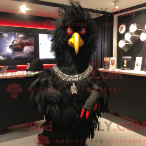 Maskotdraktfigura Black...