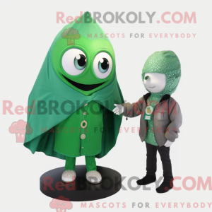 Grøn forlovelsesring maskot...