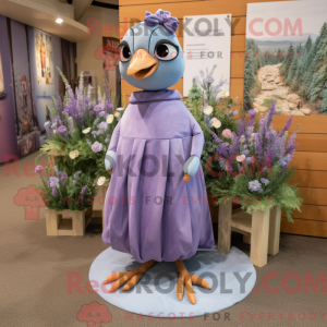 Lavender Quail mascot...