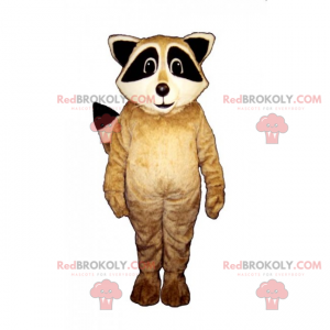 Mascote bebê guaxinim - Redbrokoly.com