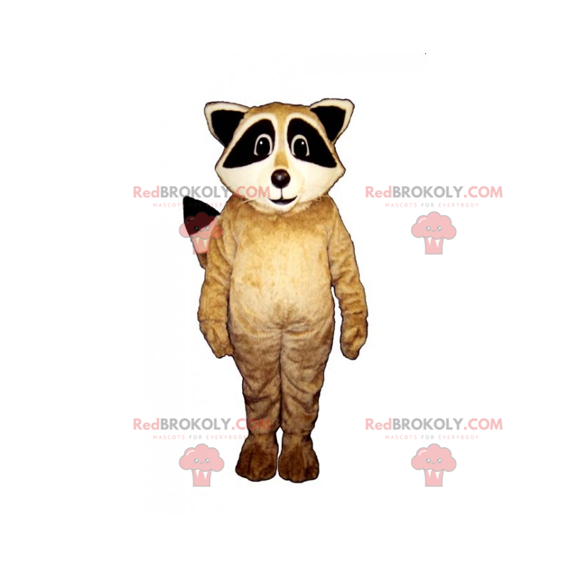 Baby raccoon mascot - Redbrokoly.com
