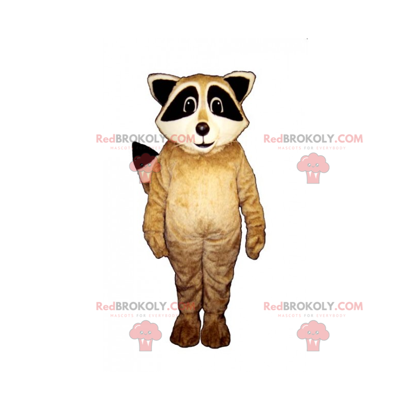 Baby vaskebjørn maskot - Redbrokoly.com