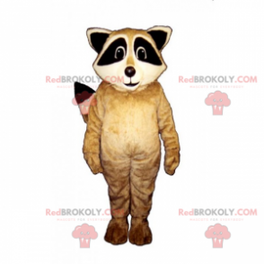Mascota de mapache bebé - Redbrokoly.com
