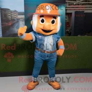 Orangefarbener American...