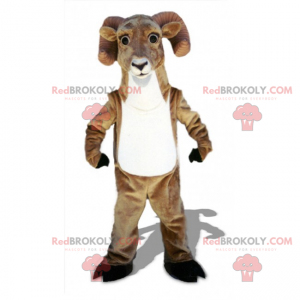 White-bellied ram mascot - Redbrokoly.com